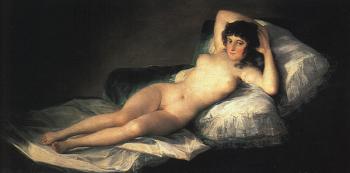 Francisco De Goya : The Nude Maja (La Maja Desnuda)